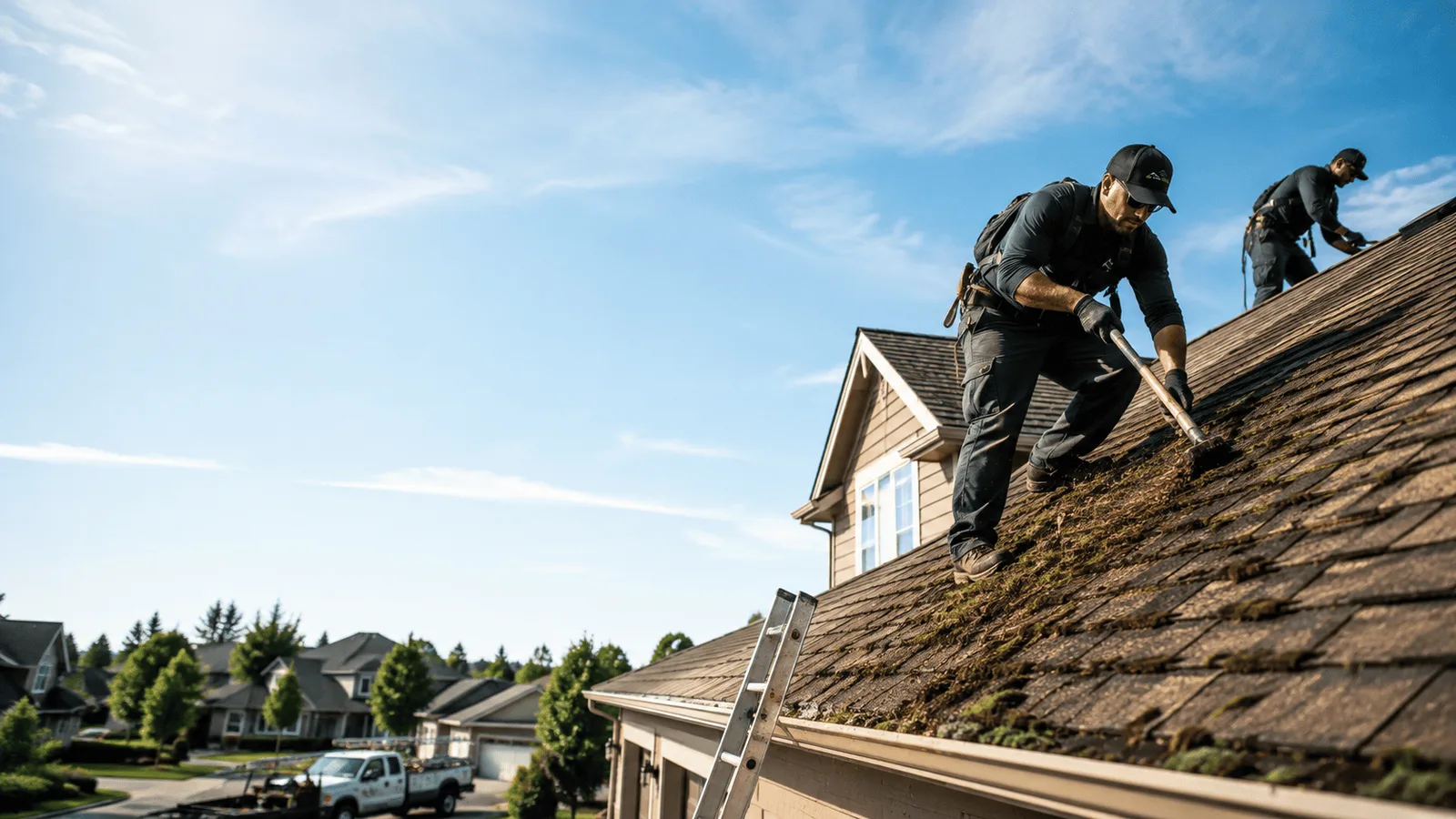 Roof Moss Removal in Rockdale, TX near me